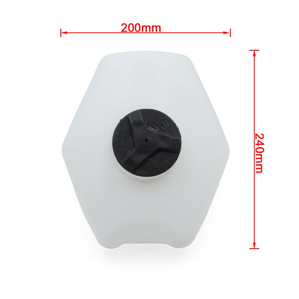 NEW 1L White Gas Fuel Tank For Chinese 47cc 49cc 2 Stroke Minimoto Pocket Bike Mini Moto Crosser Motorcycle Dirt Bike Parts
