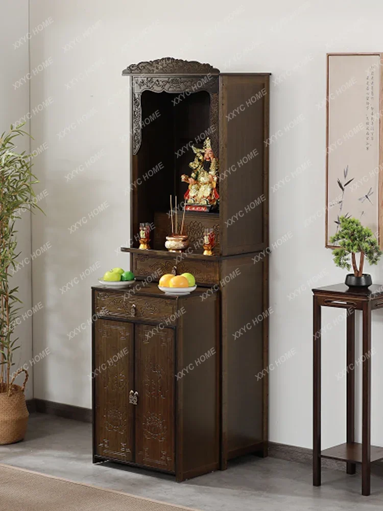 Buddha Shrine Clothes Closet Altar Household Buddha Cabinet Buddha Shrine Altar Cabinet Shrine Avalokitesvara Buddha Altar