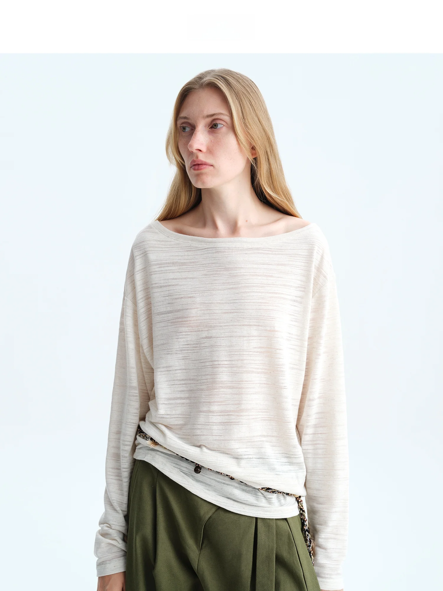 

льняной вязаный длинный топ све с углами и диагональной текстурой, повседневный удобный женский топ с узором снежинки