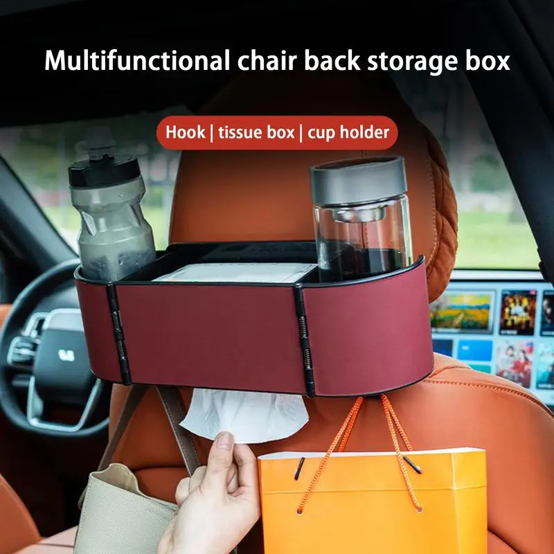 

Back Seat Storage Box Car Seat Back Pocket Car Seat Purse Handbag Holder Automotive Backseat Organizer Storage Box Car