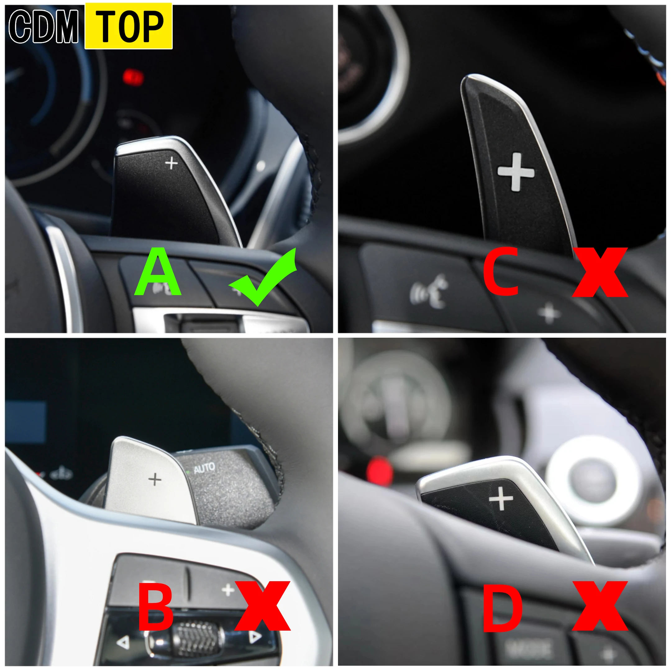 For BMW 1 2 3 4 5 6 7 X1 X4 X5 X6 F30 F31 F32 F20 BMW Steering Wheel Paddle Shifter Gear Shift Paddle Extension accessories