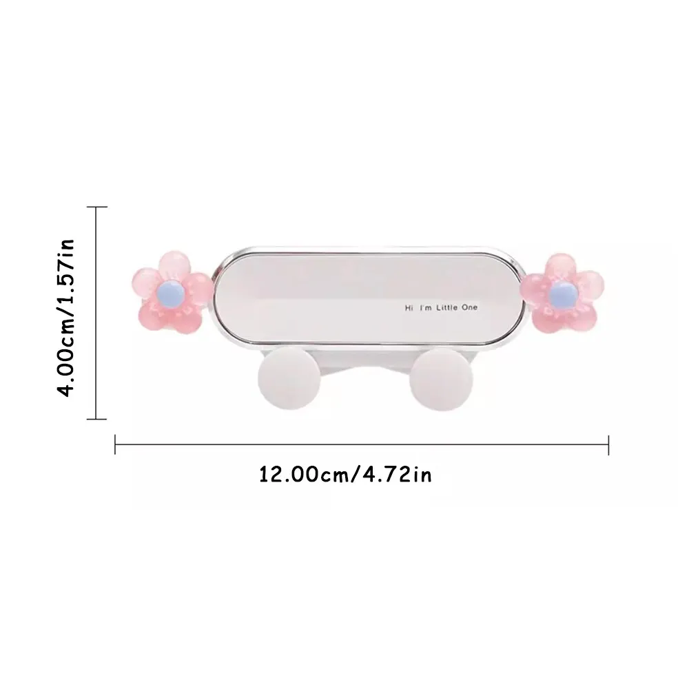 Cute Cartoon Car Mobile Phone Bracket Creative Rabbit Car Air Outlet Clip Mount Phone Navigation Fixed Support Bracket Holder image 2