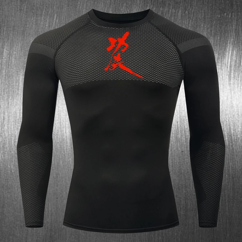 الصينية الكونغ فو الخط نمط أرض الإنسان الرياضة السريع دورة العضلات قميص أيه مانش كورتيس هوتس دي ضغط الصالة الرياضية