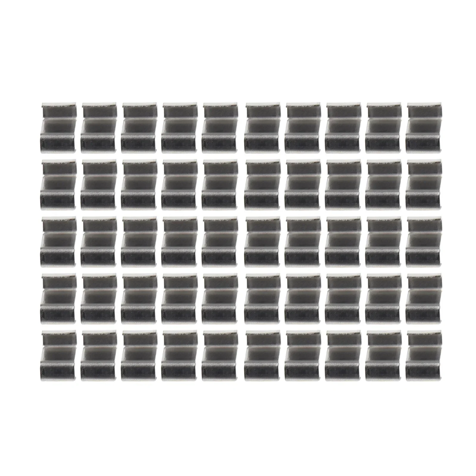 

25/50/100pcs Portable Glazing Clips Home For Greenhouse Glass Pane Garden Stainless Steel Replacement Silver Z Type 1.2x0.9cm