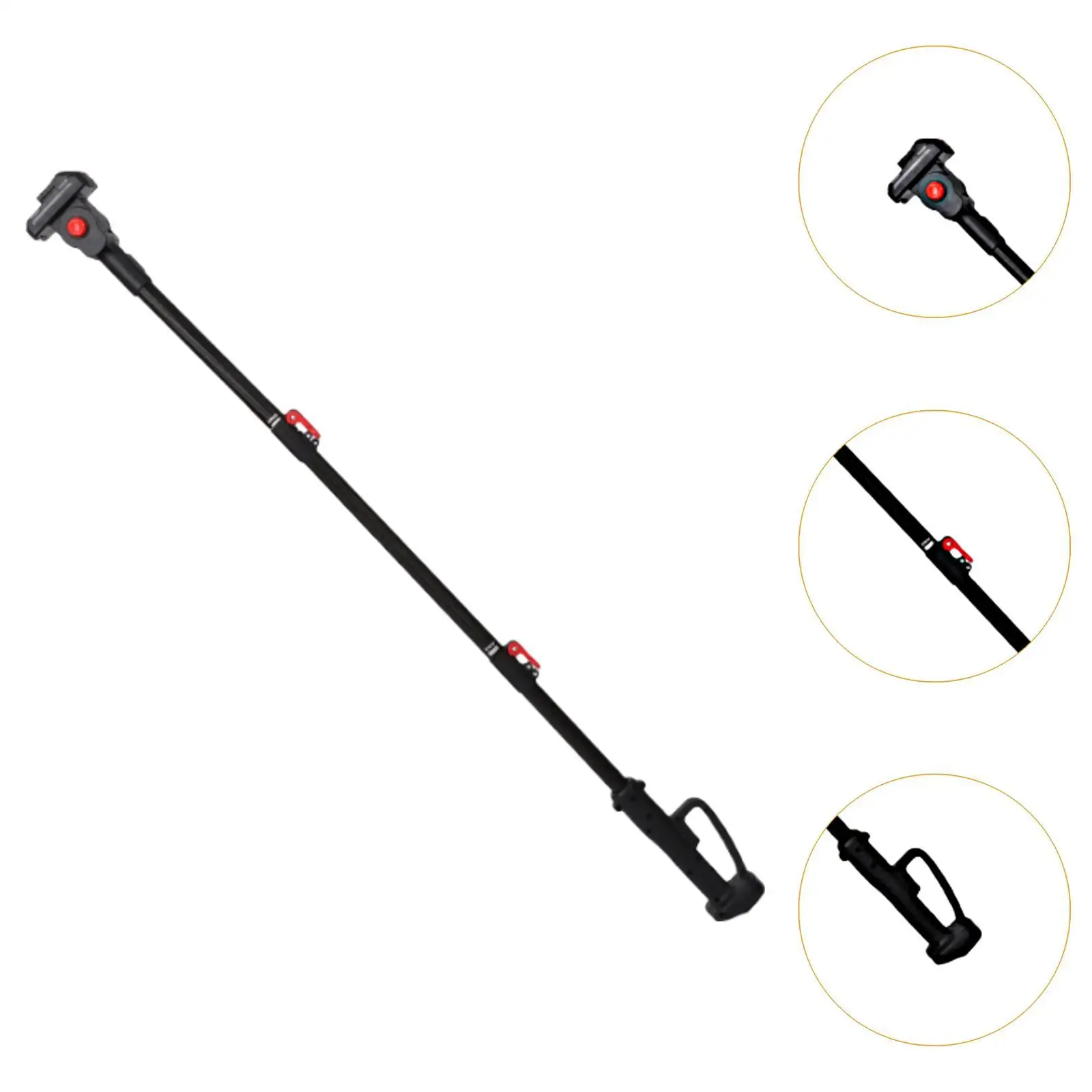 Telescoping Rod Lawn Handheld Chainsaw Part Tool Electric Pruner Attachment Telescopic Extension Pole for Tree Trimming Outdoor