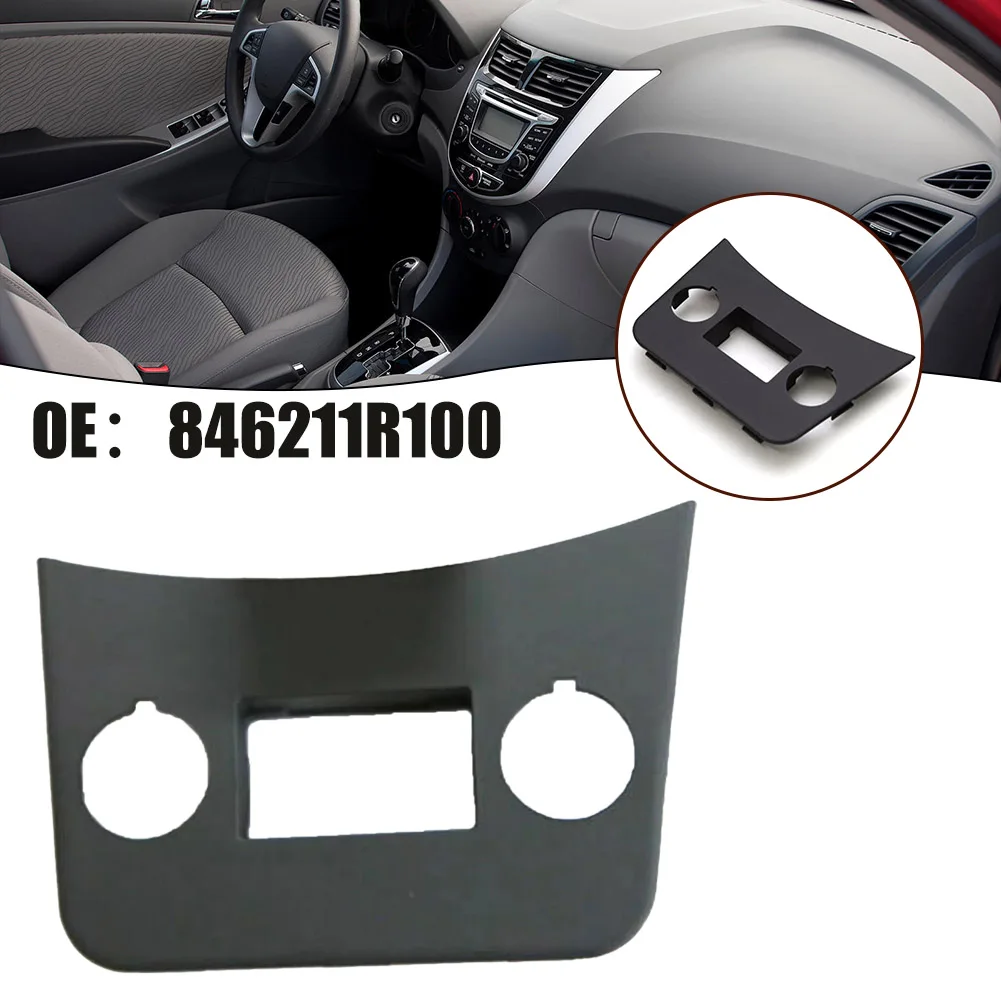 Cover Assy 846211R100RY For Hyundai For Accent For Solaris 2011-14 Center Console Port Replacement Part Black ABS USB