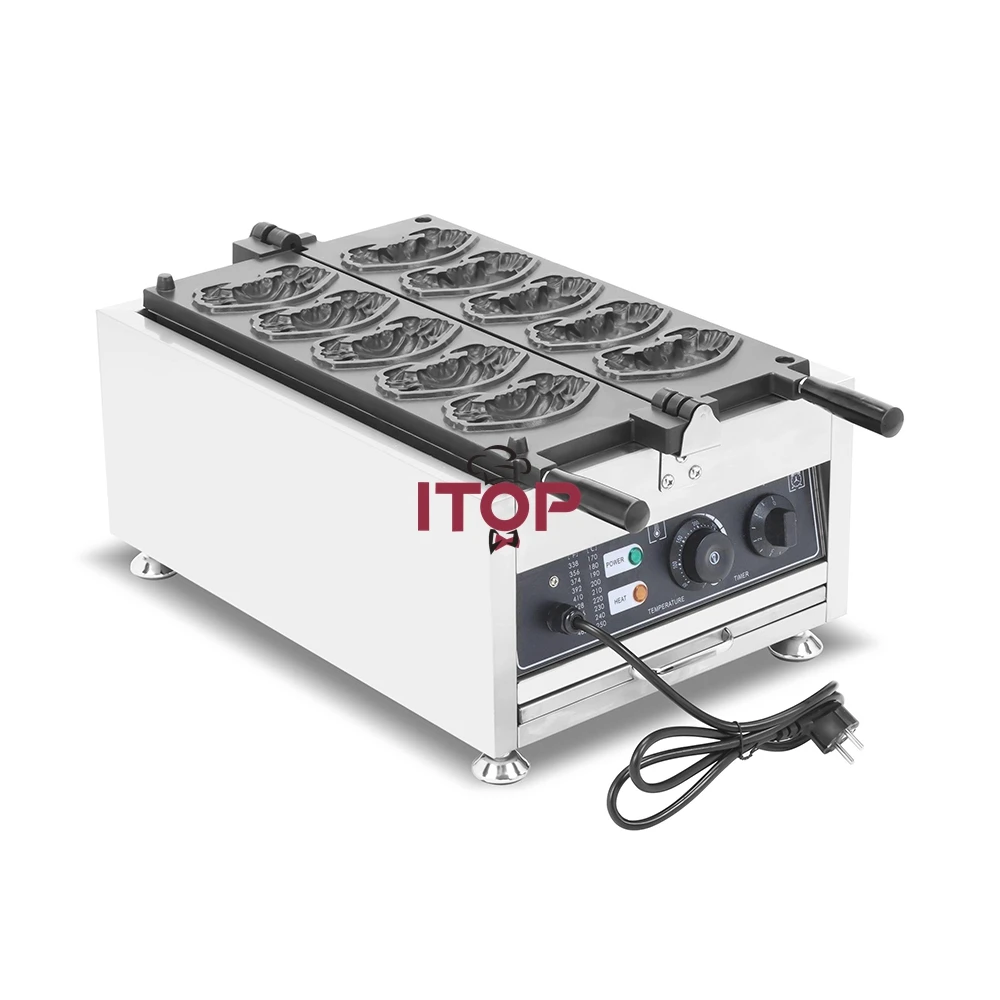 Crab Shape Electric Waffle Household And Car Snack & Ice Cream Waffle Baker Wholesale Price Cartoon Machine