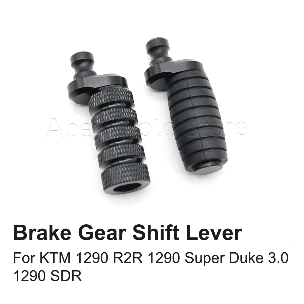 

Motorcycle Accessories Brake Lever Gear Shift Lever For KTM 1290 R2R 1290 Super Duke 3.0 1290 SDR Aluminum Head Rubber Sleeve