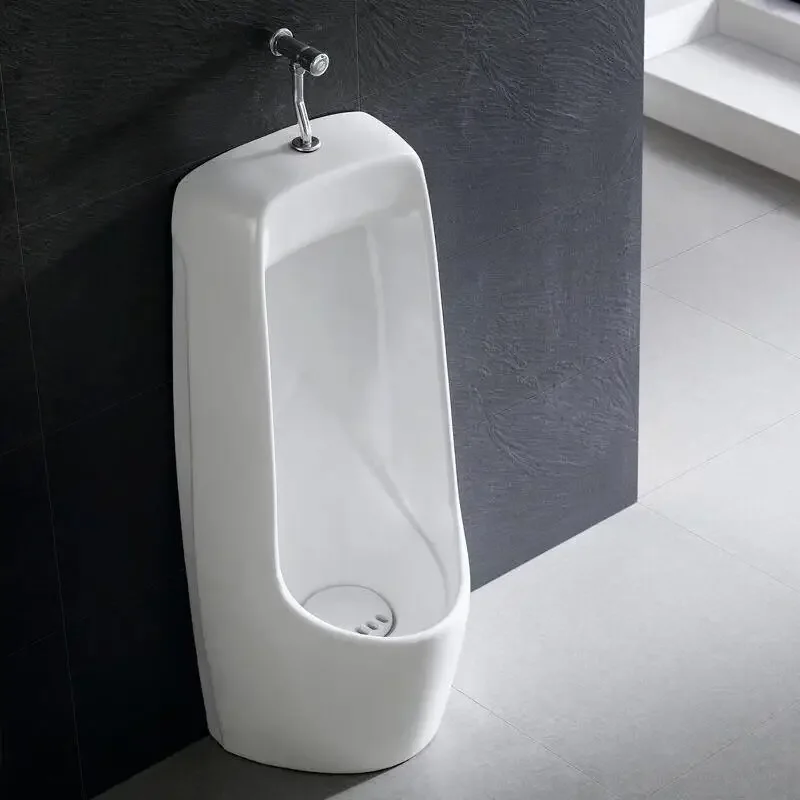 Adult urinal floor-to-ceiling men's urinal ceramic hand