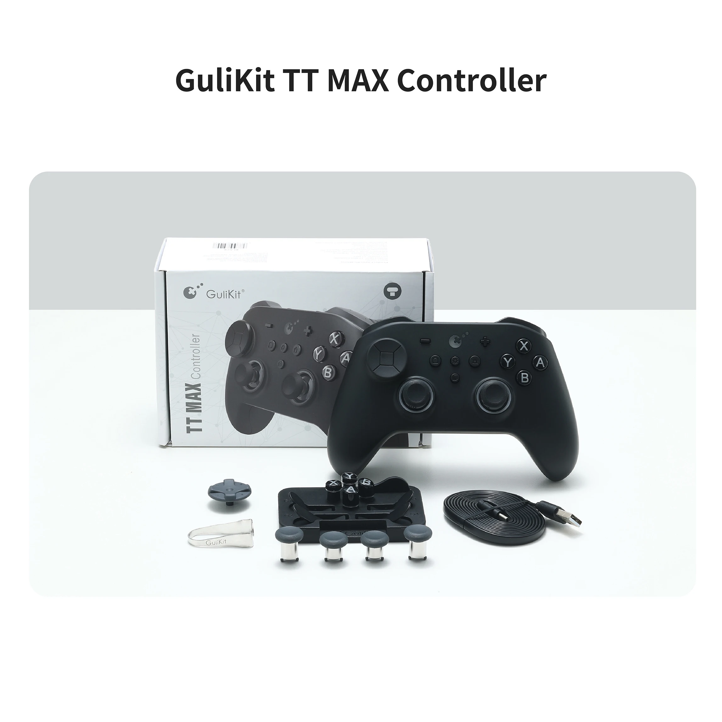 GuliKit TT MAX ワイヤレスゲームコントローラー、テンション調整可能