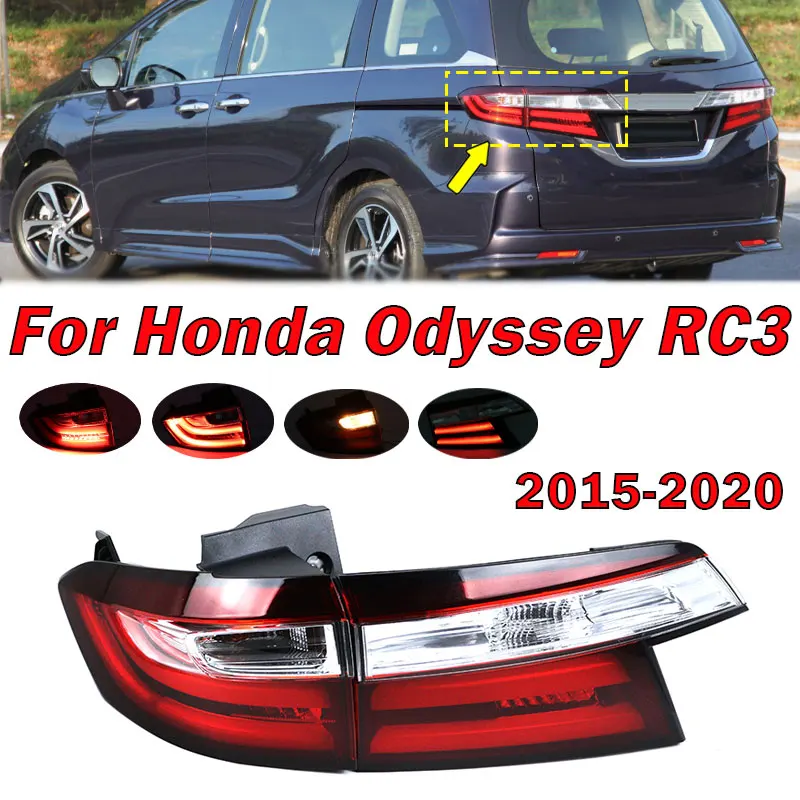 For Honda Odyssey RC 2014 2015 2016 2017 2018 2019 2020 Car Rear Bumper Tail Light Brake Stop Reverse Lamp Taillight Assembly