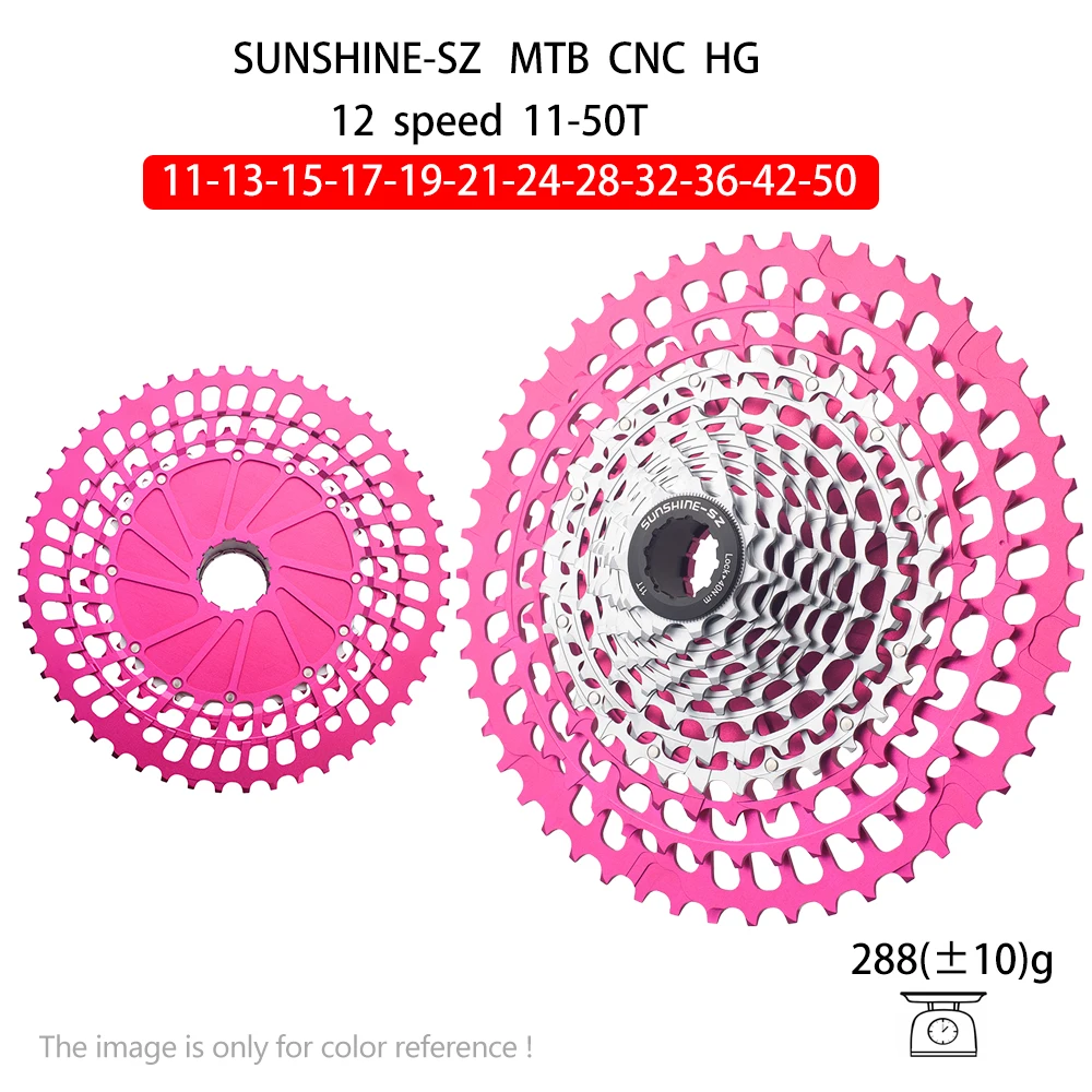 SUNSHINE K7 12 Speed MTB Cassette 11-46T 11-50T 11-51T HG Hub