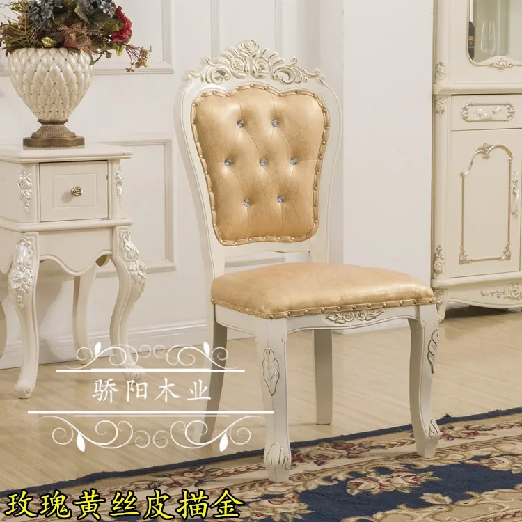 Vibrant Dining Chair Collection Solid Wood Casual Elegance for Restaurants Mahjong Rooms Available in Yellow Red Gold