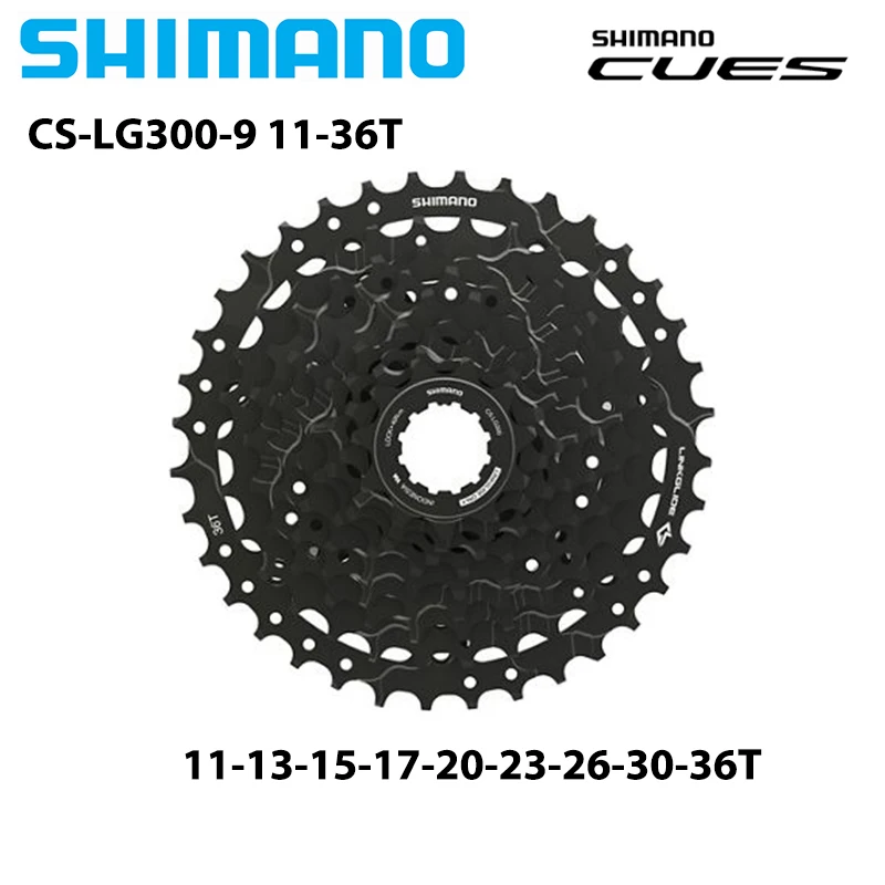 Shimano cues 9s 10s 11-Gang-Linkglide-Kassette für MTB-Mountainbike lg300 lg400 11-36t 39t 41t 43t 45t lg700 11-50t original – Detail 2