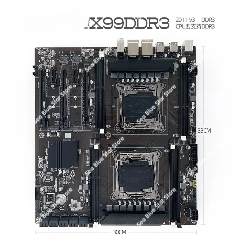 X99 Main Board DDR4 2011v3 Server Desktop Computer 2678V3 Multi-open Set