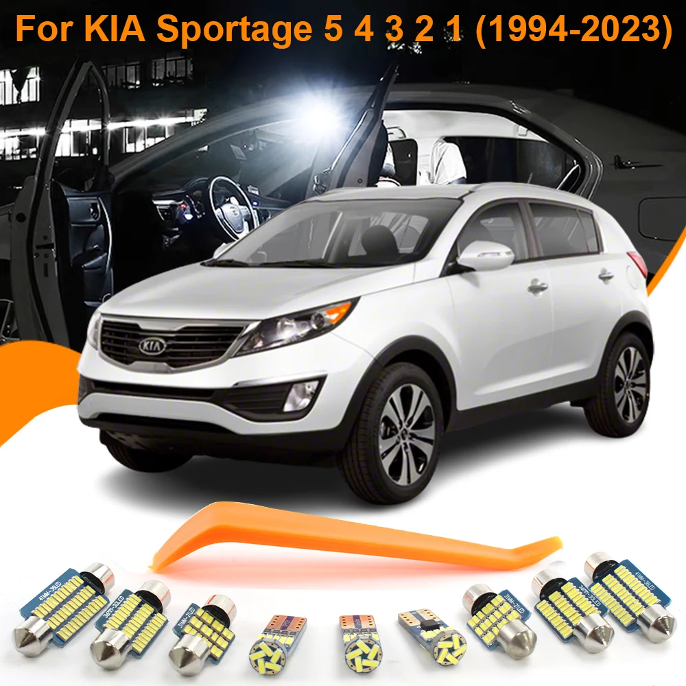 Car LED Interior Lights Canbus For KIA Sportage 5 4 3 2 1994-2011 2014 2015 2016 2018 2019 2020 2021 2022 2023 Accessories Lamps