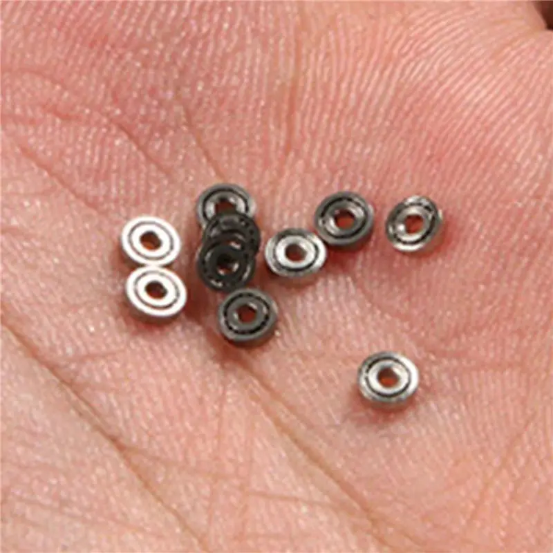 DT17 20Pcs 681ZZ Miniature Mini Ball Bearings Metal Open Micro-Bearing 1x3x1mm for RC Hobby DIY