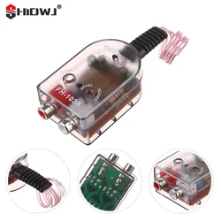 High Level Speaker Signal To Low Level RCA Adapter Car Audio High To Low Subwoofer Converter