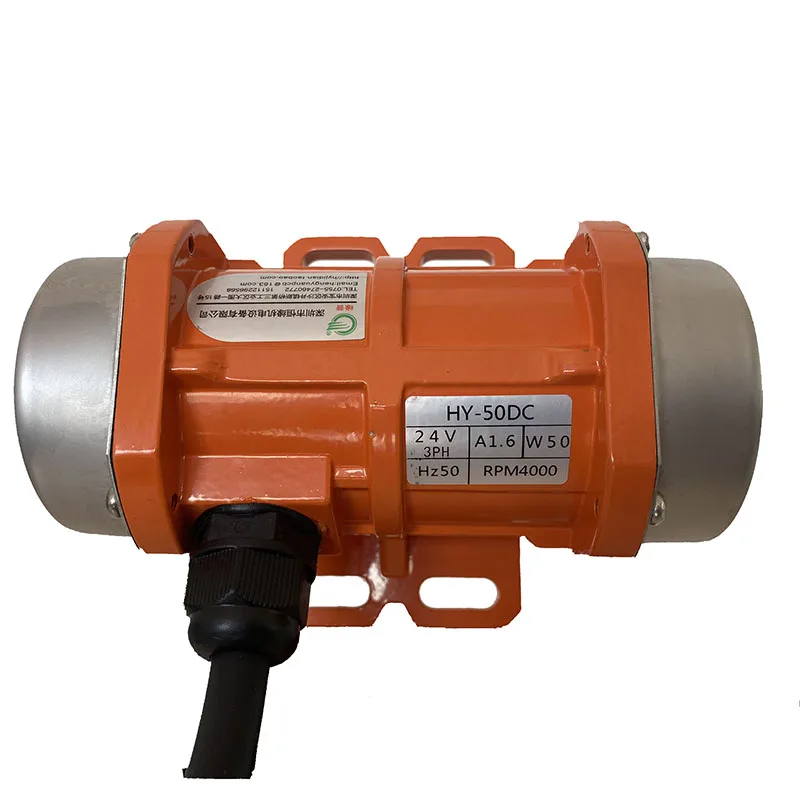 DC borstelloze Bldc ​ Motor Elektrische Trillingen Motor 12V 24V 50W Beton VibraConcrete Vibrator Hoge Frequentie Vibrator Excentrische