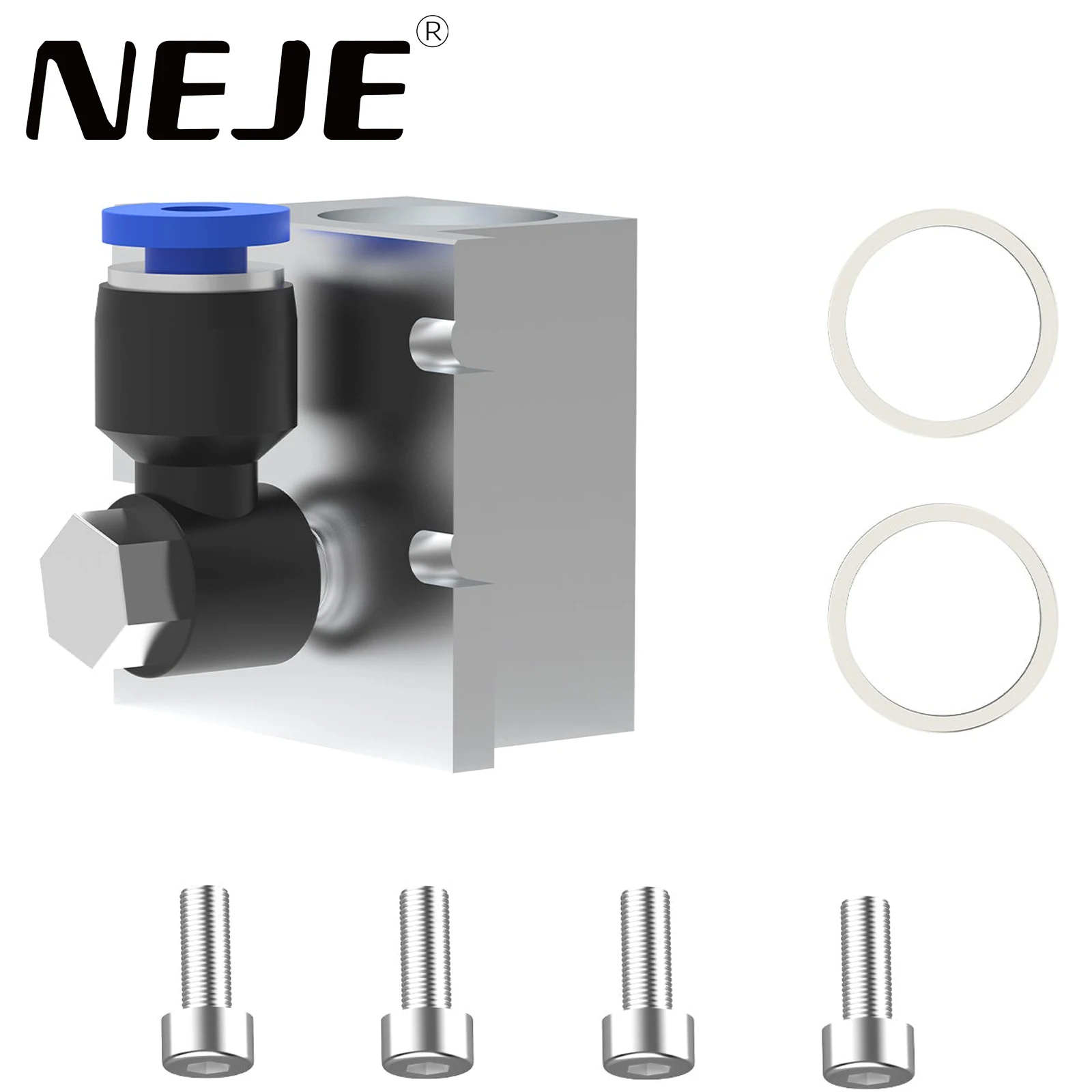 

NEJE A40640 N40630 Laser Module Exclusive Air Assist Metal Nozzle Perfect Professional Air Pump HIGH PRESSURE MAX 1.5MPA Cutting