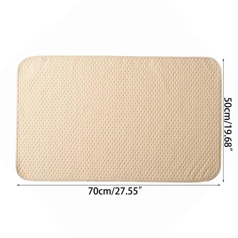 581F Reusable Changing Pad Thick Liner Toddler Changer Pad Rectangle Urine Pad 27’’
