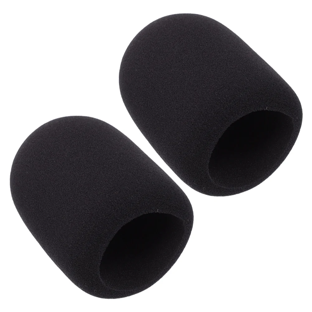 

2 Pcs Universal Blowout Sleeve Microphones Wind Cover Sponge Cushions Accessories