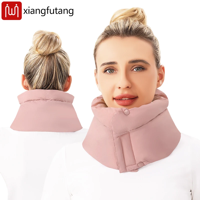 

Пуховая грелка для шеи с подогревом, уличная, холодная, ветрозащитная, термозащита, предотвращает дискомфорт шейки матки и отмена шеи, зимнее тепло