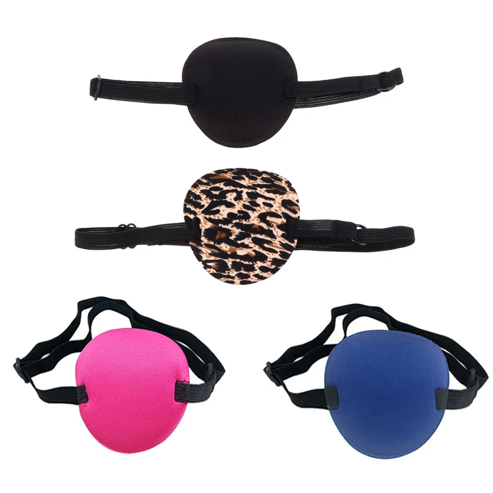 

4pcs Silk Patch For Breathable Light Blocking Amblyopia Lazy Correction Strabismus Patches Adjustable One Eye