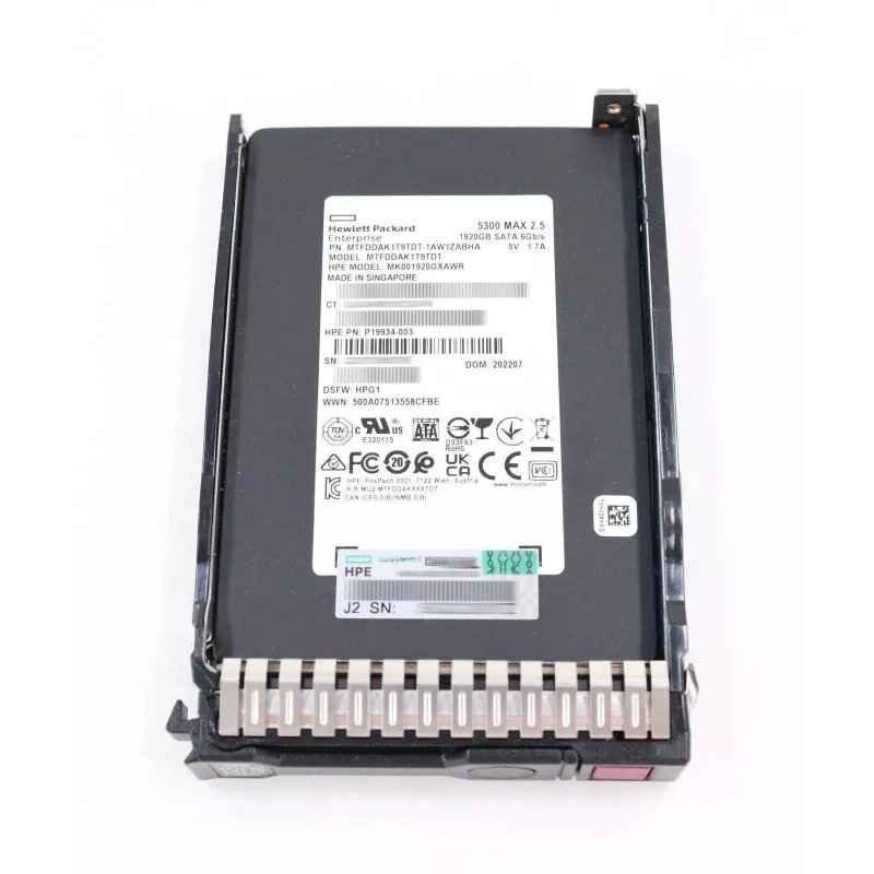 Z for  NEW HPE P18426-B21 P18484-001 SATA 1.92TB 6G 2.5