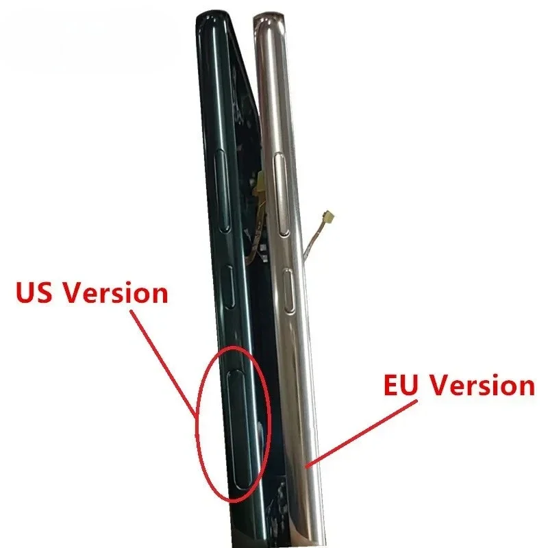 إطار منبثق للإطار الأوسط لهاتف Samsung Galaxy S22 Ultra S908B إطار متوسط LCD مع مفتاح جانبي