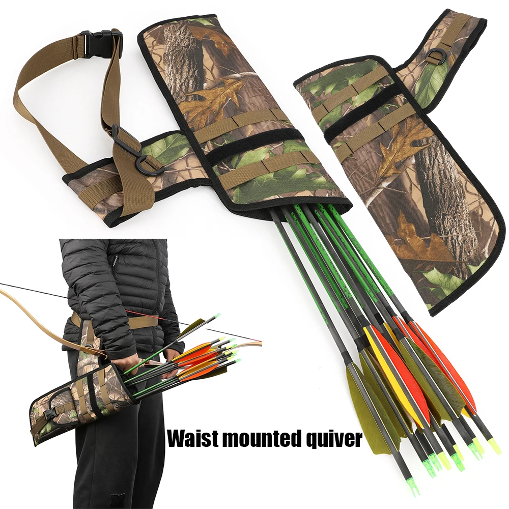 

Archery Large Capacity Portable Arrow Quiver Oxford Fabric Holder Pocket for Shooting Competition Hunting Outdoors Accessories