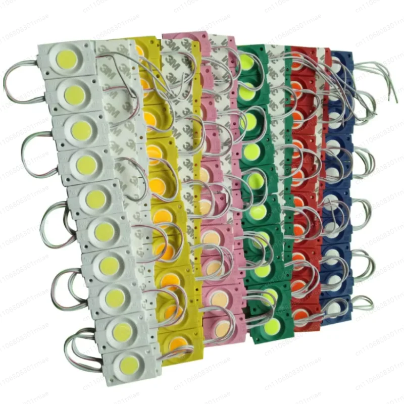 12 24V 2.4W Waterproof Outdoor Round 9 Light Emitting Diode Module Advertising Logo 1000pcs