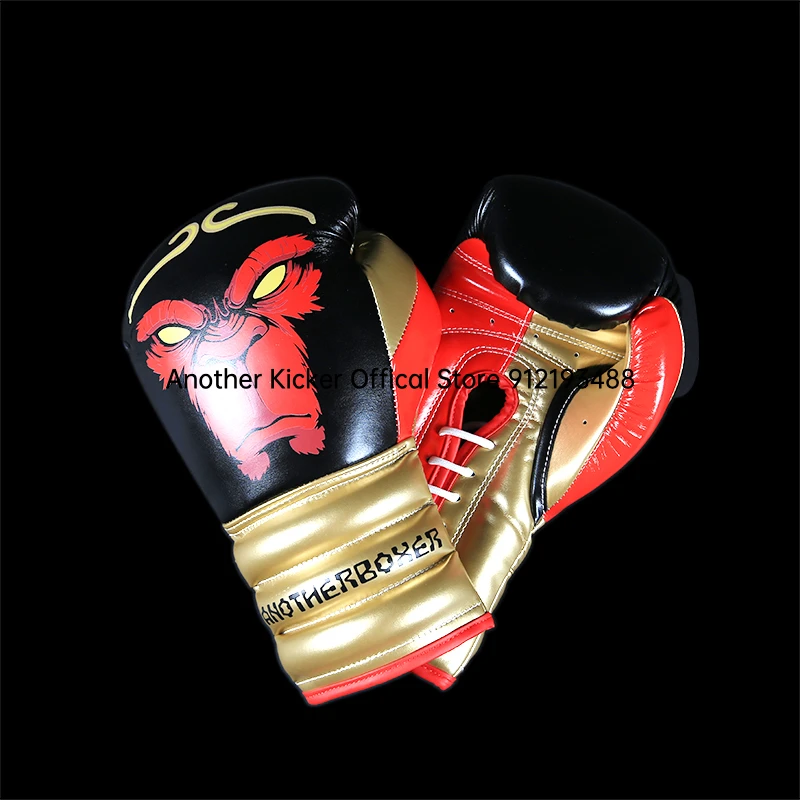 High Quality Kick Boxing Gloves for Men Women PU Karate Muay Thai Gloves Monkey Guantes De Boxeo Fight MMA Training Equipment