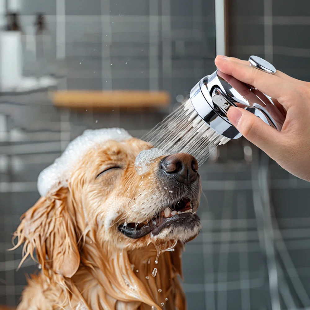 Pet Shower Head Bath Brush Dogs Cats Shower Head Comb Pet Washing Supply Accessories Sprinkler Dog Wash Massage Shower Supplies