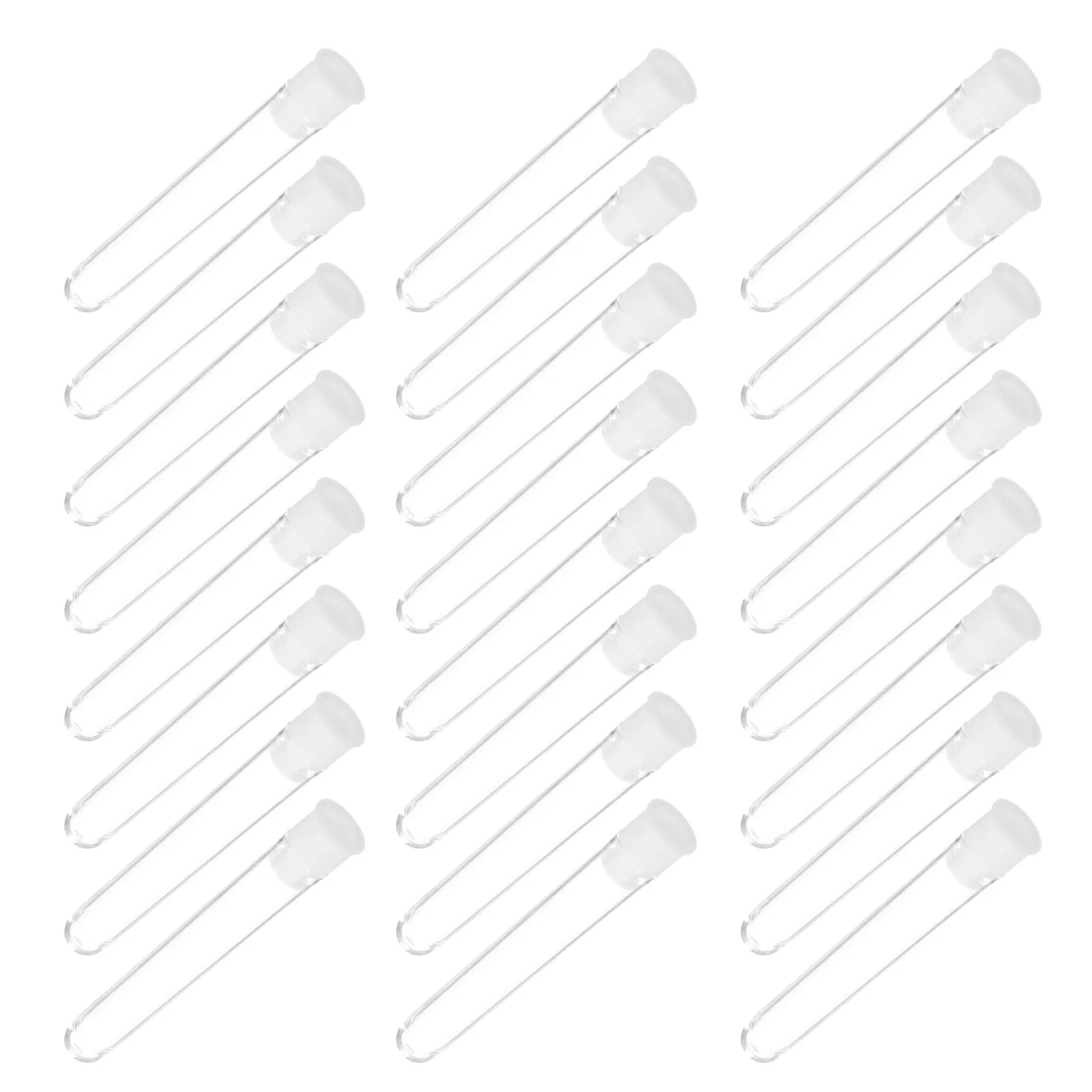 

50 шт. прозрачных пластиковых контейнеров для хранения игл, прозрачные тубусы для мелких деталей, портативный дорожный футляр для рукоделия