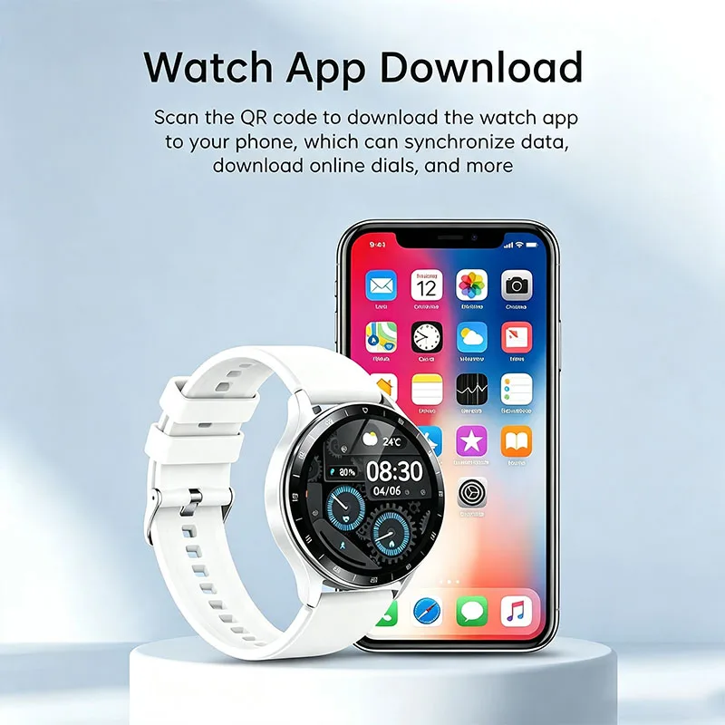 Luxury 2‑in‑1 Smartwatch With Built‑in Wireless Earbuds 1.45