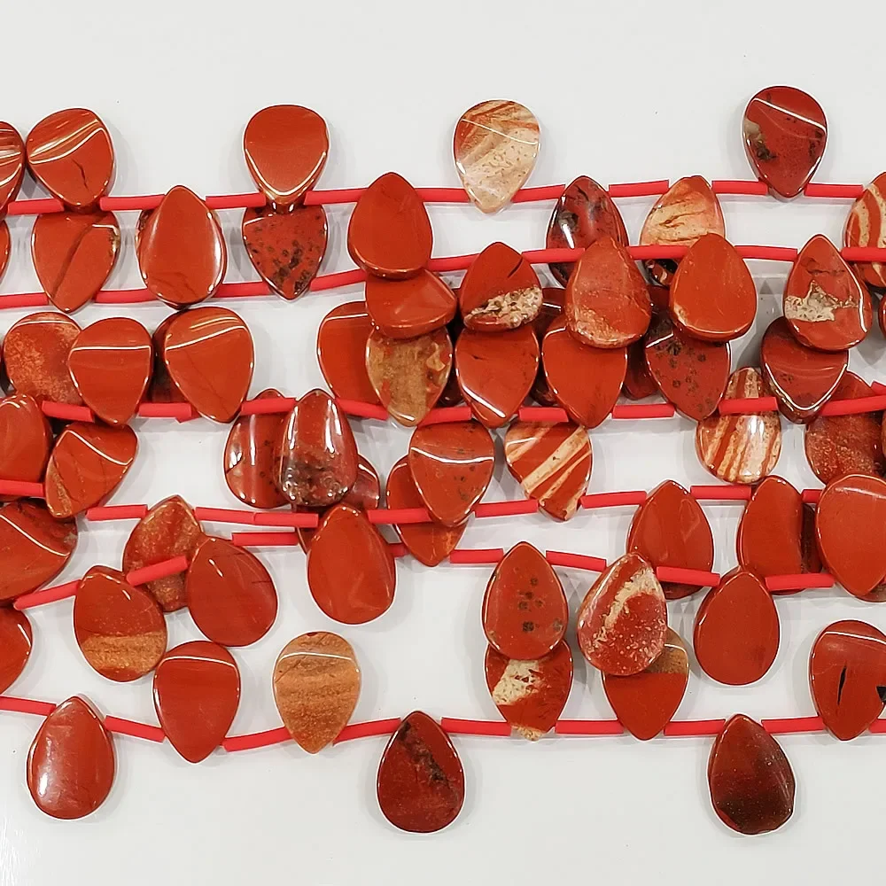 Natural Original Stone Agates Beaded Charms Women Jewelry Making Drop-shaped Loose Beads for DIY Bracelet Necklace Accessories