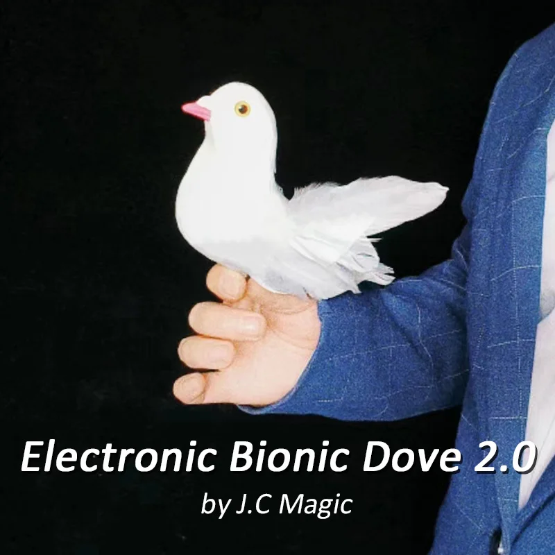 Electronic Bionic Dove 2.0 by JC Magic, Classic Appearing Dove Production Trick for Stage Illusion Performance Mentalism Gimmick