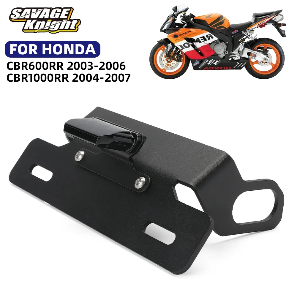 

For HONDA CBR600RR CBR1000RR License Plate Holder CBR 600RR 1000RR LED Light Tail Tidy Fender Eliminator Motorcycle Accessories