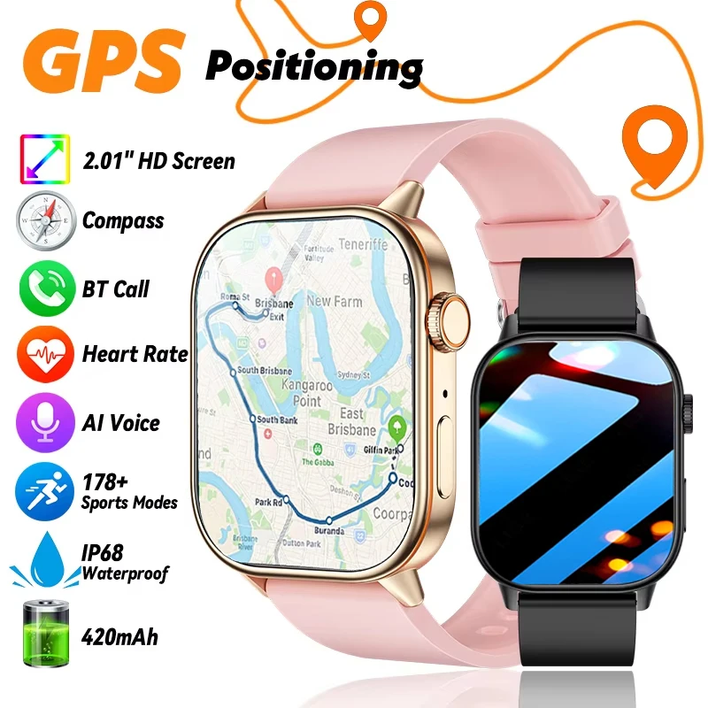 

NEW Military grade Smart Watch Men 1000mAh Large Capacity Battery Outdoor Flashlight BT Call Waterproof Sport Fitness Smartwatch