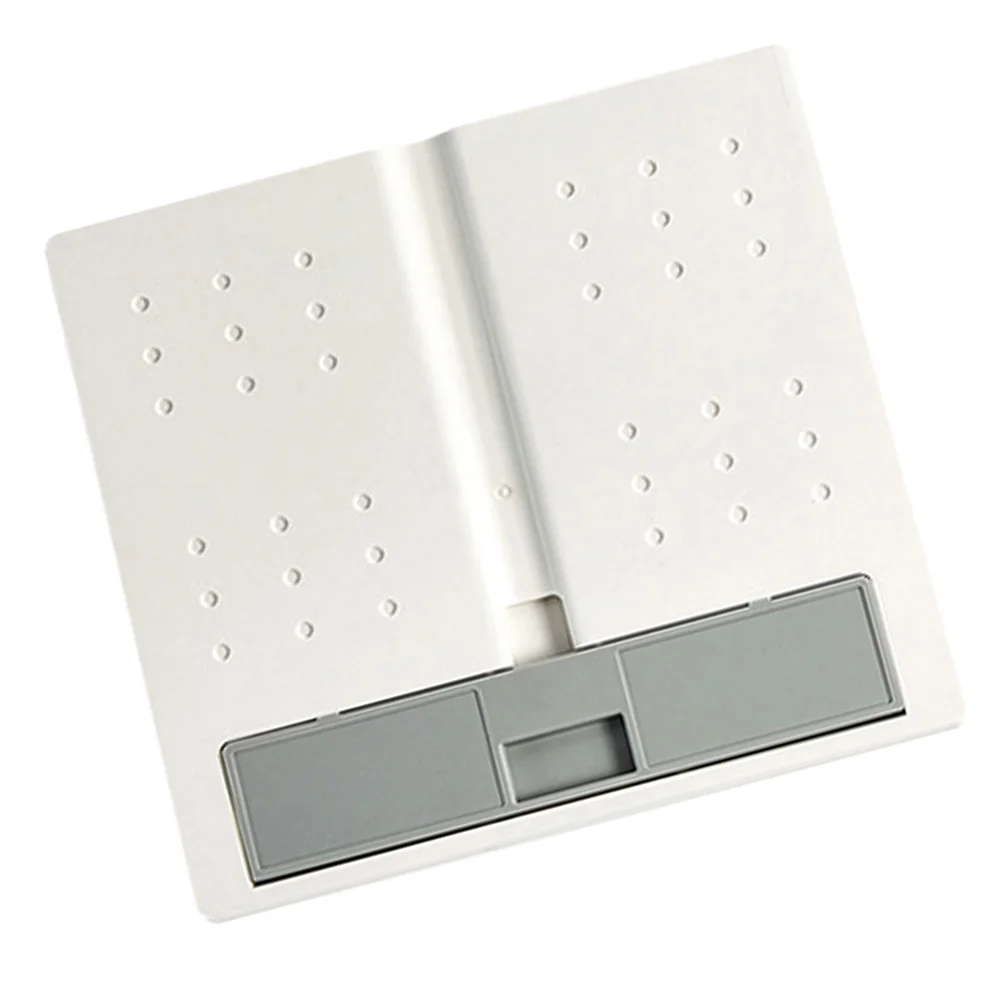

White Adjustable Book Stand Tabletop Reading Rack Household Reading Shelf Multi-Angle Book Holder Cookbook Recipe Holder