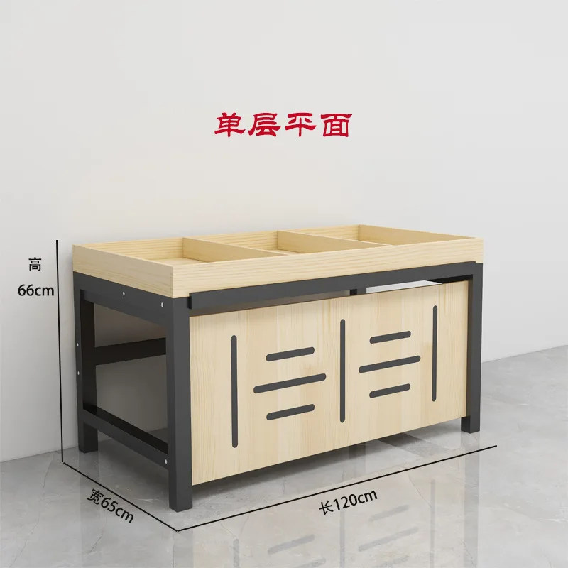 Fruit Shelf Display Rack Supermarket Fruit and Vegetable  Shelf Fruit Store Multi-layer Combination Middle Island