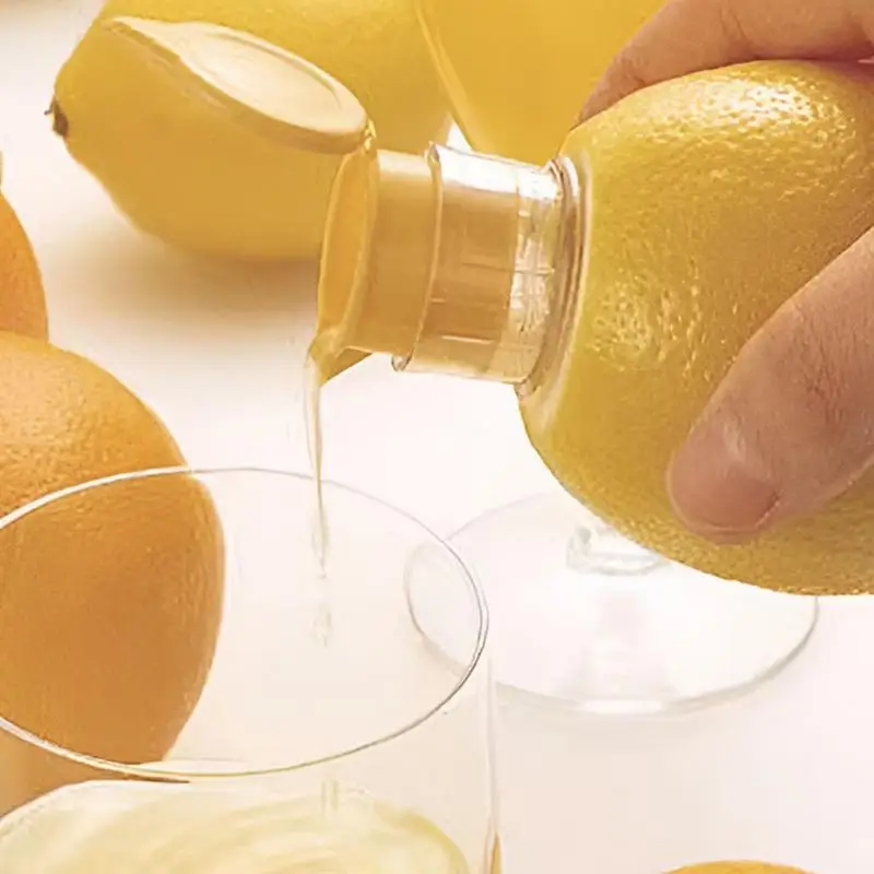 Lemon Press Squeezer Portable Manual Orange Juicer Hand Lemon Juicer Faucet Screw Top Lemon Juicer with Built-In Filter