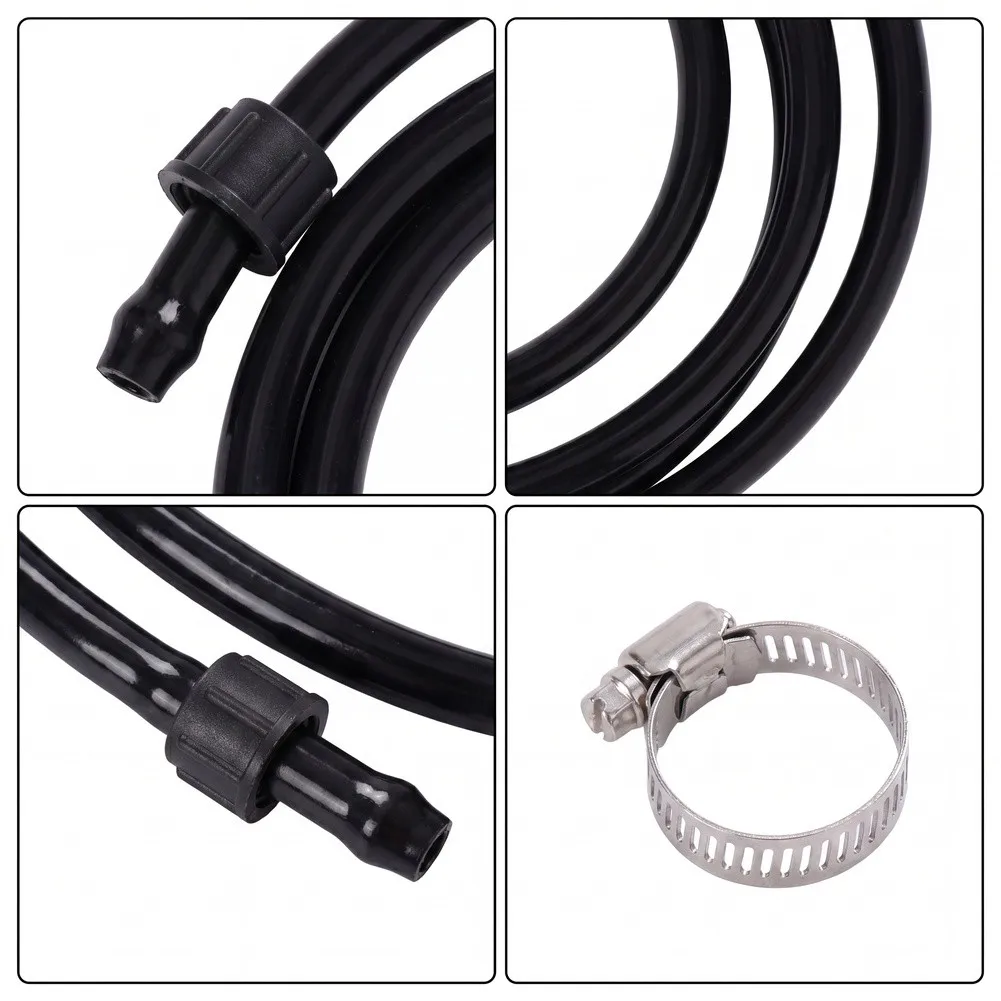47.24 Inch PVC Hose Replacement for Garden Sprayers Featuring 22.86 mm Outer Diameter and 17.78 mm Inner Diameter Threading