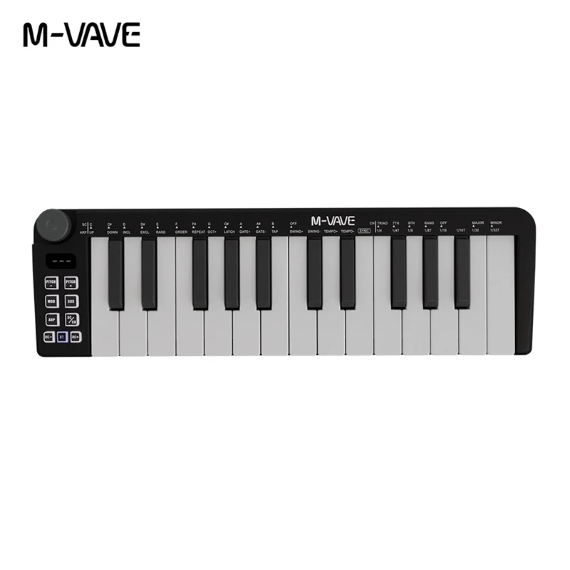 M-valve SMK-25 mini MIDI instrument keyboard, 25 speed, supporting portable USB wireless connection