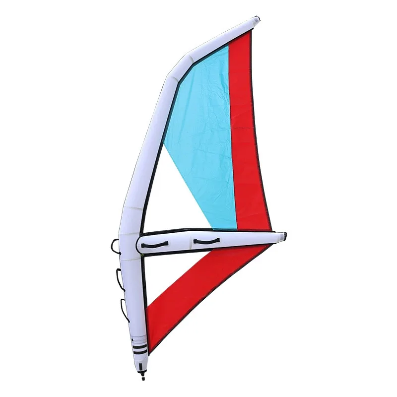 

Surfing inflatable sail, paddle board nylon V-shaped portable storage surf sail, hand-held inflatable sail