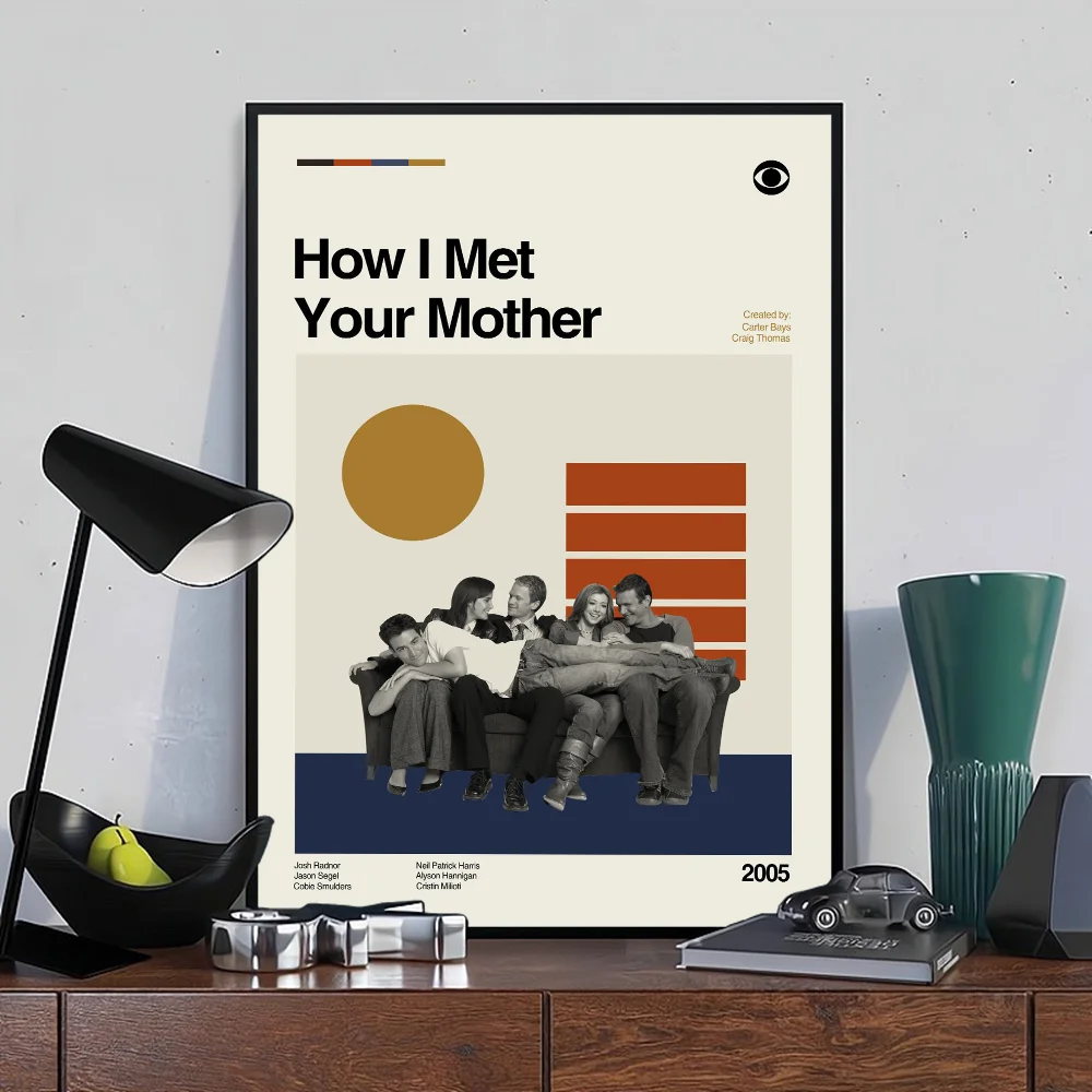 How I Met Your Mother Classic Movie Posters Vintage Room Bar Cafe Decor Nordic Home Decor