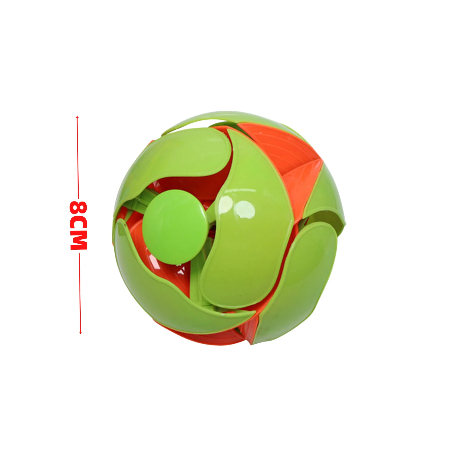 2 Piece Children Educational Games  Hand Throwing Ball Telescopic Ball One Ball Two-Color Hand Throwing Color Changing Toy