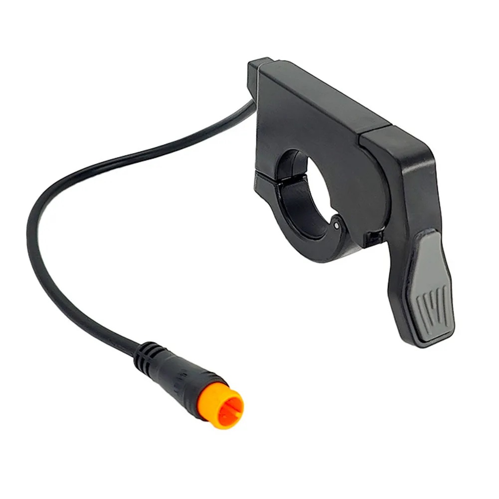 Color Black E-Bike Thumb Throttle Electric Scooter Throttle Long-term Use Optimal Cable Length Easy Installation