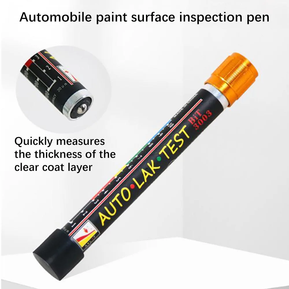 1Pc ABS Car Paint Test Thickness Tester with Magnetic Tip Scale Meter Gauge Auto Cars Paint Crash Check Test Paint Tester